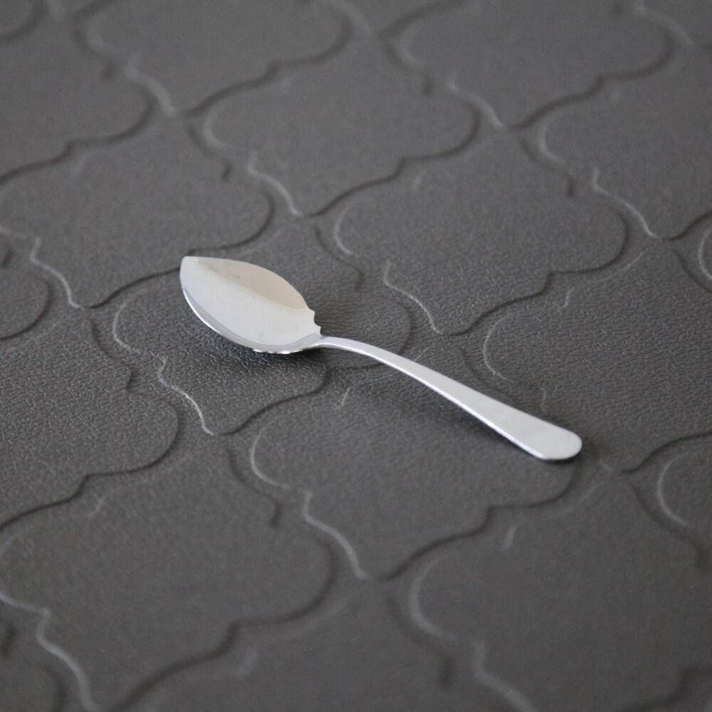 Antique silver plated sugar spoon